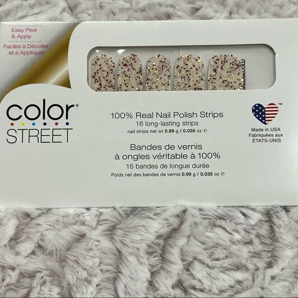Color Street RETIRED Pink Peppercorn nail strips - NEW & sealed - Picture 3 of 5